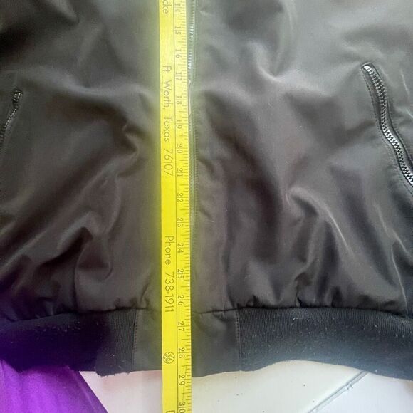 Coogi‎ Australia Men's Vintage Full Zipper Hooded Bomber Jacket Black Size 3X - Picture 12 of 15